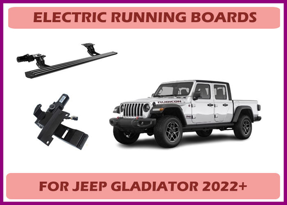 Jeep Gladiator Power Deploy Running Board with Anti-Slip and Heavy-Duty